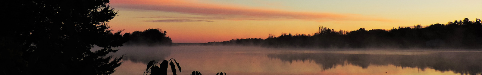 Sunset over Trent River